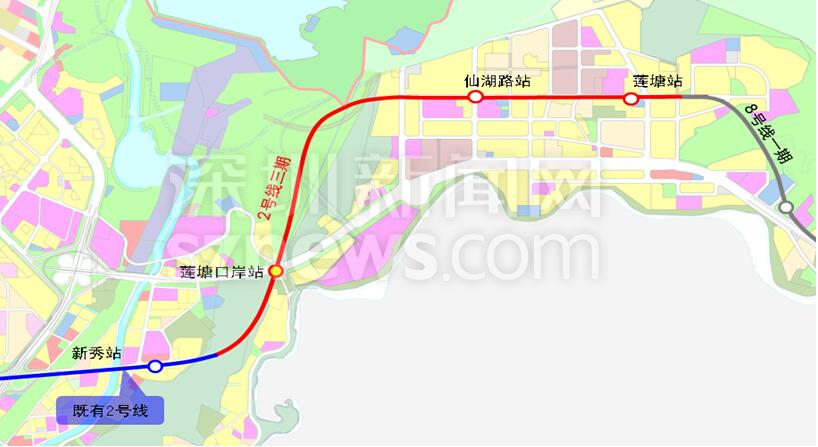 深圳地鐵2號線東延段（站點(diǎn)、線路圖、開通時間、最新消息）