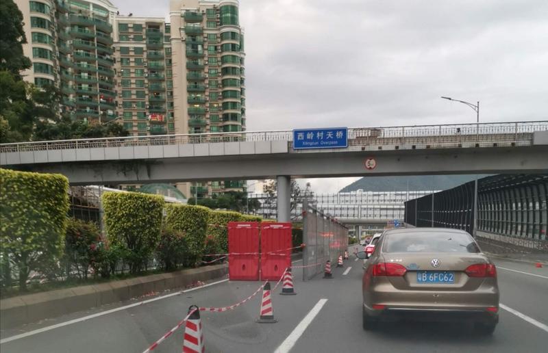 羅沙路一車道封閉不動工？回應：因氣候停工